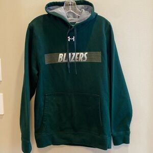 Under Armour Coldgear Evergreen BLAZERS Hoodie size SMALL